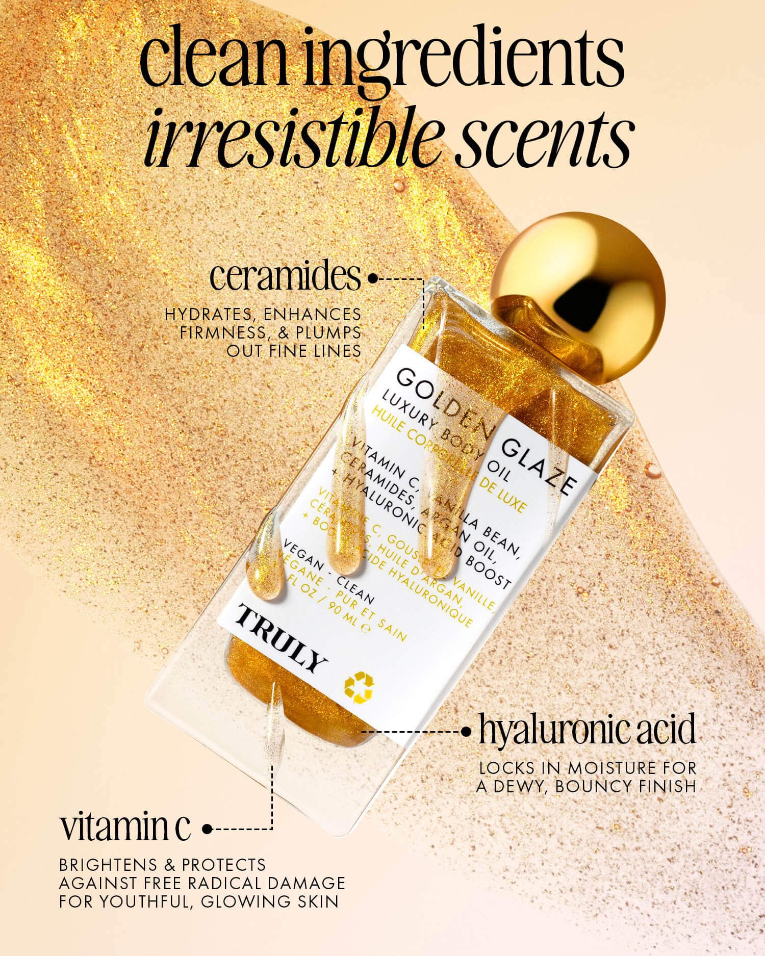 Golden Glaze Luxury Trio